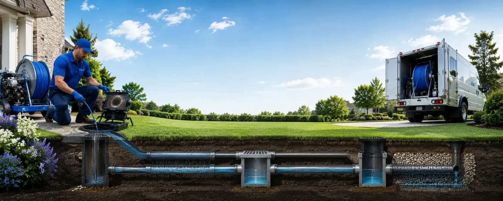 Outdoor drain cleaning information for Klondike, TX
